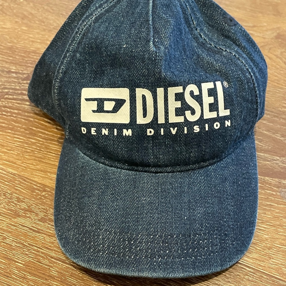 Kids Diesel Dark Blue Denim Hat